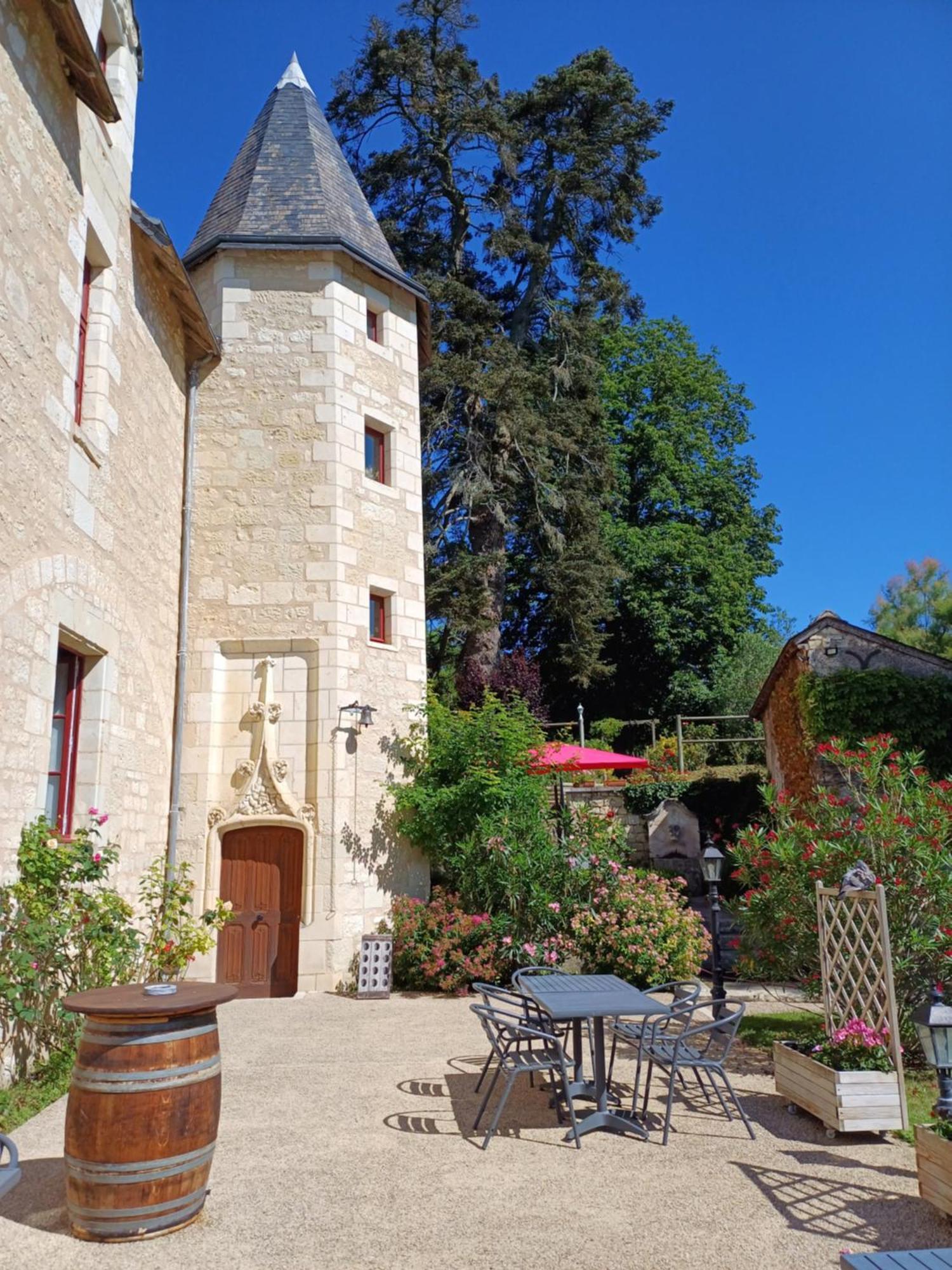 Chinon Manoir De L'Abbaye Panzió Seuilly Kültér fotó