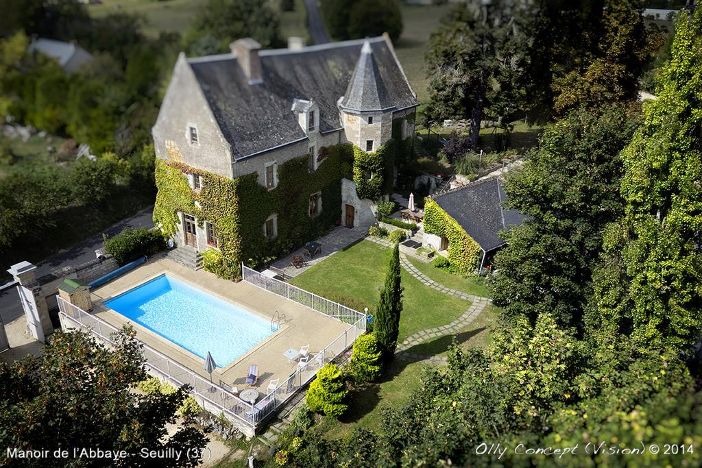 Chinon Manoir De L'Abbaye Panzió Seuilly Kültér fotó